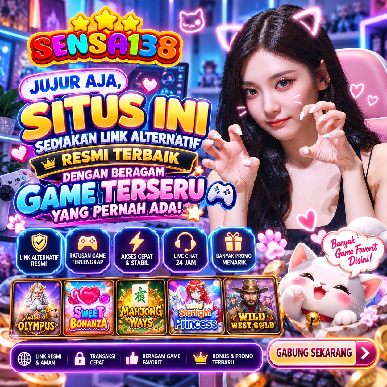 Sensa138: Jujur Aja, Situs Ini Sediakan Link Alternatif Resmi Terbaik Dengan Beragam Game Terseru yang Pernah Ada!